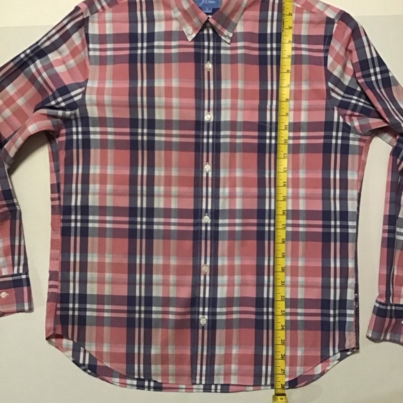 J. Crew slim untucked secret wash shirting men’s plaid shirt multicolor - Picture 3 of 10